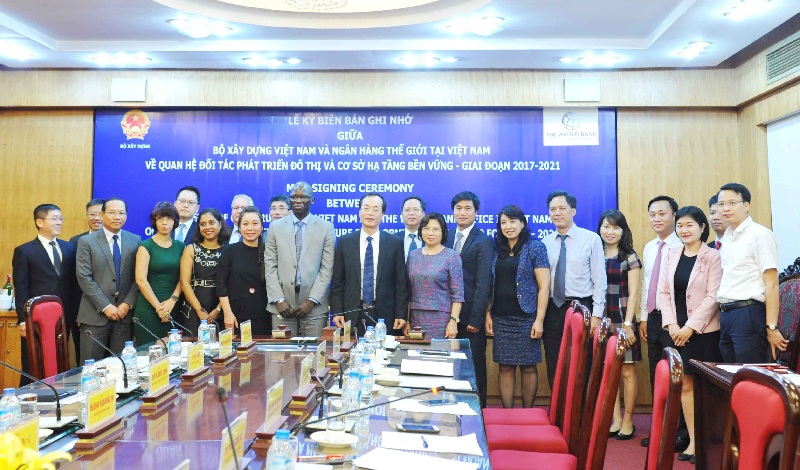 Bộ Xây dựng và World Bank ký biên bản ghi nhớ hợp tác phát triển đô thị, hạ tâng