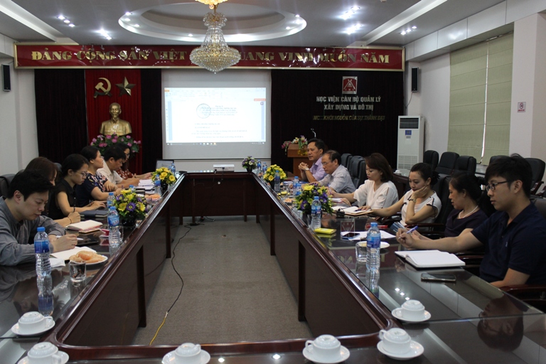 AMC làm việc với đoàn chuyên gia Un-habitat