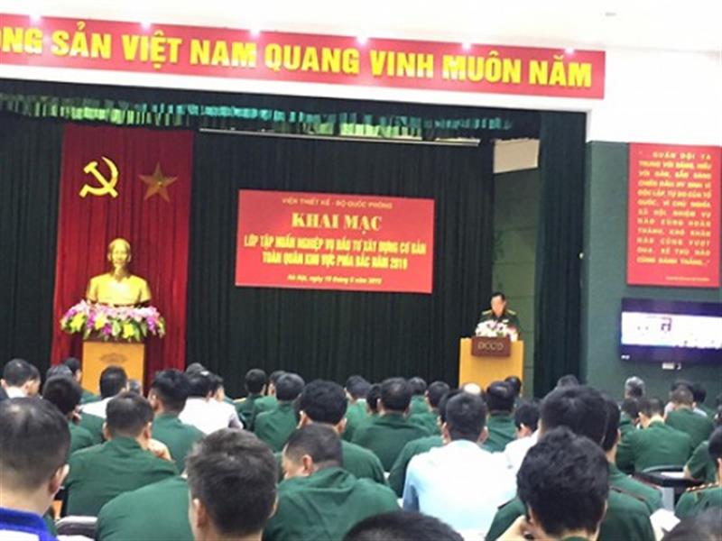 AMC tập huấn nghiệp vụ đầu tư xây dựng cơ bản toàn quân khu vực phía Bắc năm 2019